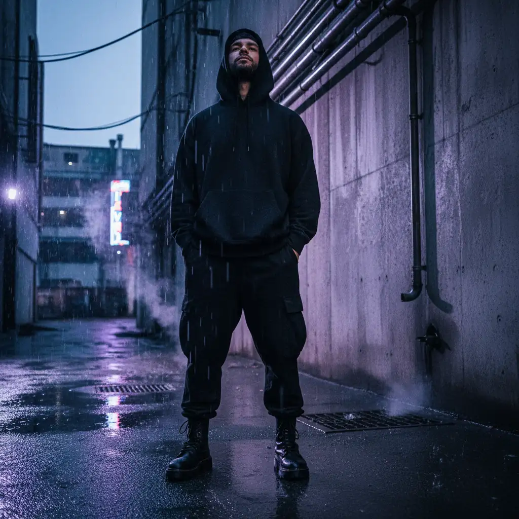 black hoodie men — RYZNK streetwear black hoodie men — RYZNK streetwear
